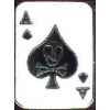 ACE OF SPADES SKULL PIN